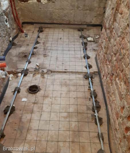 Kuchnie łazienki malowanie szpachlowanie sucha zabudowa podłogi