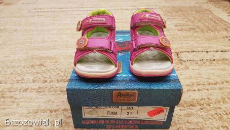 Sandałki dziewczęce American rozmiar 21