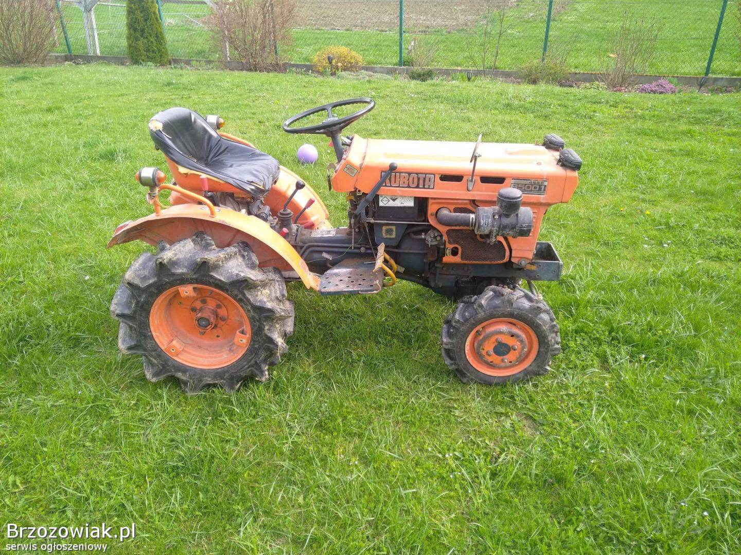 Kubota B 5001 4x4 + Glebogryzarka Mini Traktor Traktorek Yanmar ...