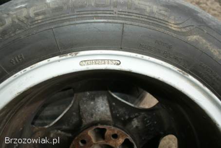 Felgi Aluminiowe Mercedes 5x112 7Jx15 cal ET37 z oponami 195/65R15 Dunlop 4,  2mm