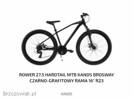 Nowe rowery 27.  5 cal.  R 16-18-20.  Więcej modeli w sklepie.