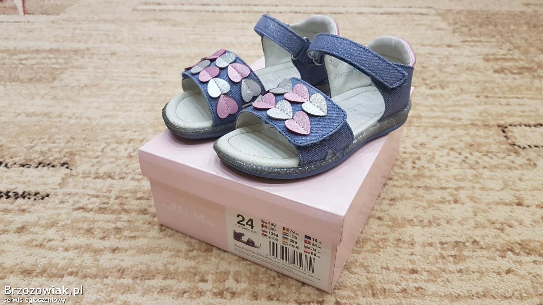 Sandałki rozmiar 24