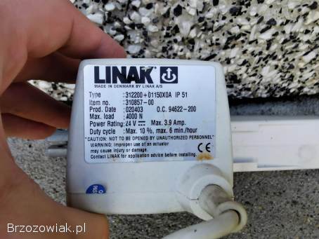 Siłownik elektryczny Linak do bramy podnośnik 12/24V 4000N IP51