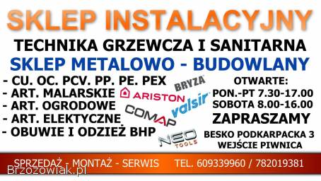 Sklep instalacyjno-budowlany BESKO