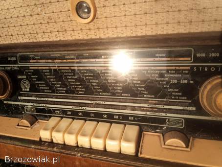 Radio lampowe Rapsodia 3201 zabytkowe lata 60te PRL