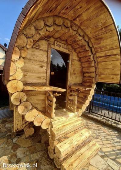 Sauna Ogrodowa z bala toczonego Perfect Saun
