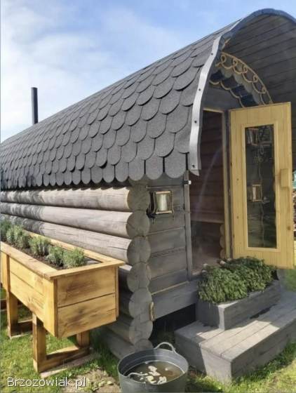 Sauna Ogrodowa z bala toczonego Perfect Saun