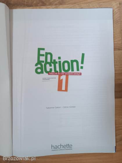 Podręcznik do francuskiego.  En action 1