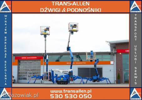 Podnośniki koszowe podesty ruchome Brzozów,  Lesko,  Przemyśl,  Sanok,  Krosno