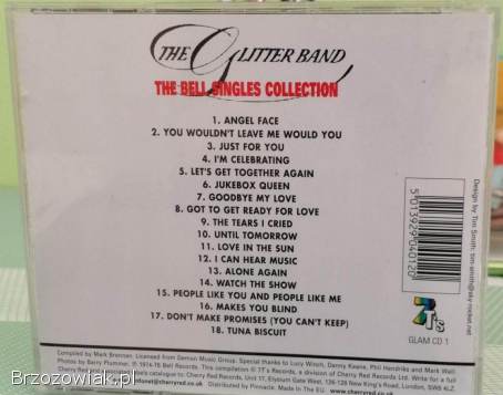 CD THE GLITTER BAND-The Bell Singles Collection.  UK Glam Rock.  Rarytas.
