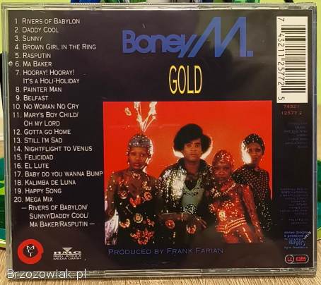 CD BONEY M -  Gold -  20 Super Hit.  70s/80s Disco.  Rarytas.