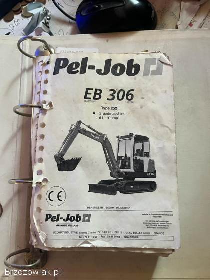 Mini Koparka Pel-Job EB 306 kg 3 łyżki JOYSTICK + przyczepa