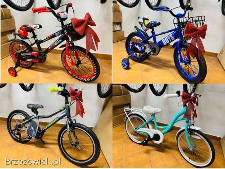 Nowe rowery dziecięce na kołach 12” i 16”