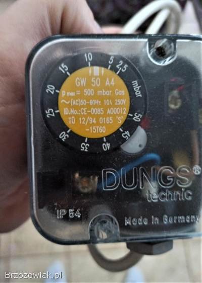 Presostat czujnik ciśnienia Dungs GW 50 A4 idealny