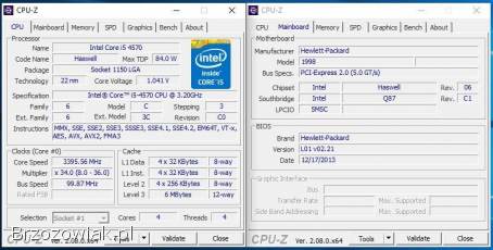 HP EliteDesk 800 G1 SFF Intel i5-4570 3.  6GHz 4GB RAM 1000GB HDD