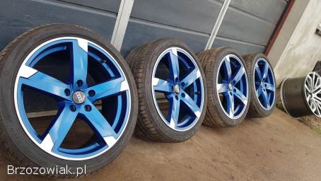 Felgi Audi 18 5x112 nowe opony letnie 225 40 alufelgi