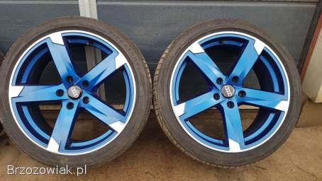 Felgi Audi 18 5x112 nowe opony letnie 225 40 alufelgi