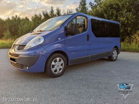 Wynajem busów 9-osób Renault Trafic long(II i III gen.  ) z/bez kierowcy