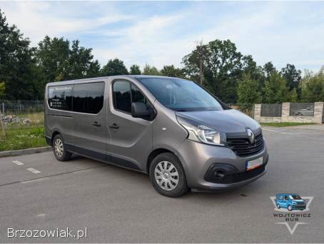 Wynajem busów 9-osób Renault Trafic long(II i III gen.  ) z/bez kierowcy