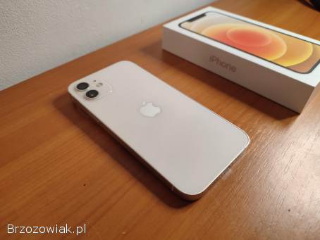 Okazja!  Iphone 12 -  Biały!  64 GB!  Super Stan!  Gwarancja!