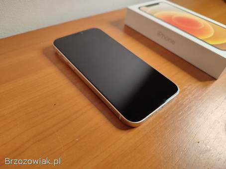 Okazja!  Iphone 12 -  Biały!  64 GB!  Super Stan!  Gwarancja!