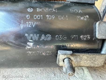 Rozrusznik BOSCH 0001109064 VW AG 03G911023A A4 B7 2.  0 TDI BPW Multitronic