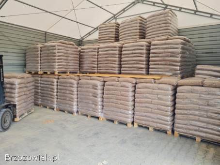 PELLET DRZEWNY A1 ŚWIERKOWY PAKOWANY 1005 kg paleta 1190 ZŁ TRANSPORT GRATIS