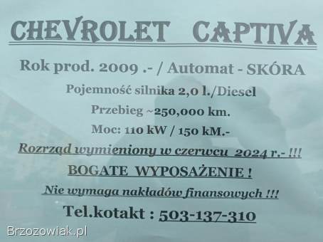 Chevrolet Captiva SUV.   2009