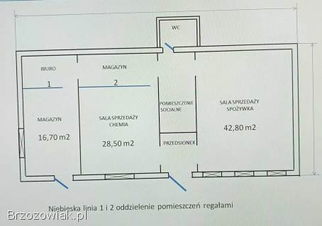 WYNAJMĘ LOKAL USŁUGOWO -  HANDLOWY