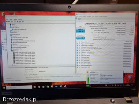 Lenovo ThinkPad T490 Full HD IPS Dotykowy i5-8365U 512GB SSD M2