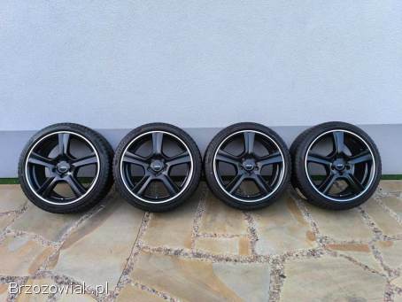 Alufelgi 18 5x112 opony zimowe 225/40R18 Audi A3 VW Golf Seat Leon Skoda Octavia