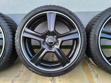 Alufelgi 18 5x112 opony zimowe 225/40R18 Audi A3 VW Golf Seat Leon Skoda Octavia