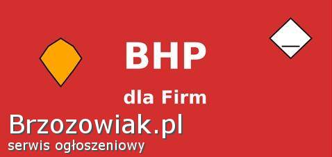 Szkolenia BHP: wstępne,  okresowe.  Brzozów,  Strzyżów.  Faktura.