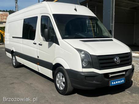 VW Crafter 2.  5TDi 163KM MAXi -  Gwarancja -  6osób,  Kamera,  Książka,  2010r.