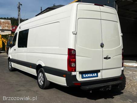 VW Crafter 2.  5TDi 163KM MAXi -  Gwarancja -  6osób,  Kamera,  Książka,  2010r.