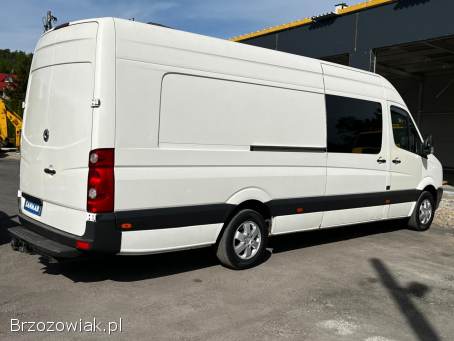 VW Crafter 2.  5TDi 163KM MAXi -  Gwarancja -  6osób,  Kamera,  Książka,  2010r.