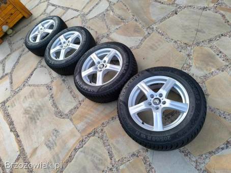 Alufelgi 16 5x108 opony zimowe 205/60 Peugeot Citroen Volvo Jaguar Ford itp 2021