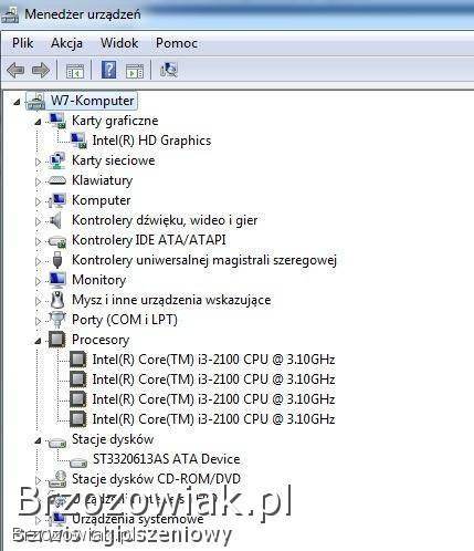 Komputer z i3 i Win7