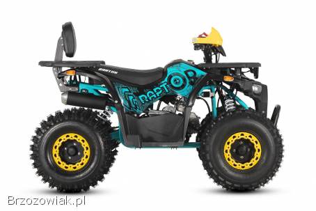 Nowość 2024 quad BARTON RAPTOR 125 duże koła,  licznik,  automat,  atv kxd beretta