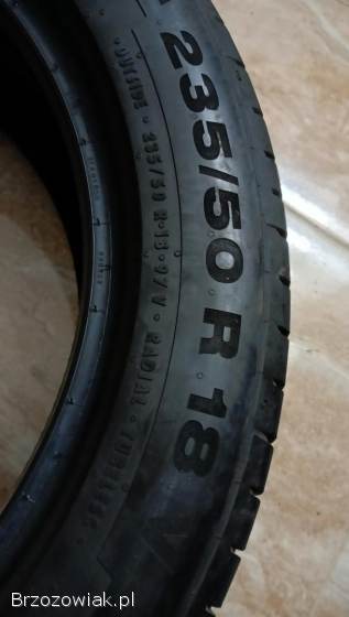 235/50r18 CONTINENTAL 4,  5mm,  4 opony 18 cali,  ZA DARMO!