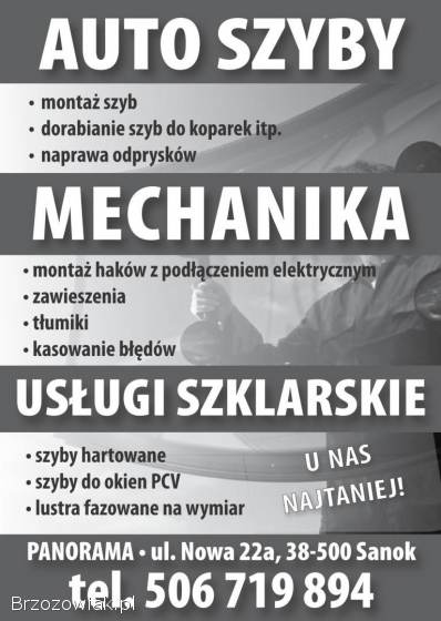 MECHANIK ; tarcze+ klocki +olej+szyby+ haki+konserwacja+Progi+ zmiana opon