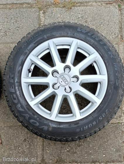 Felgi Audi 16 cali + opony zimowe gratis 205/60/16