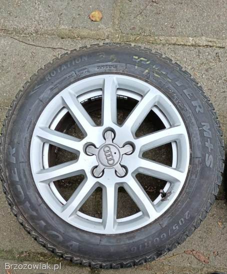 Felgi Audi 16 cali + opony zimowe gratis 205/60/16
