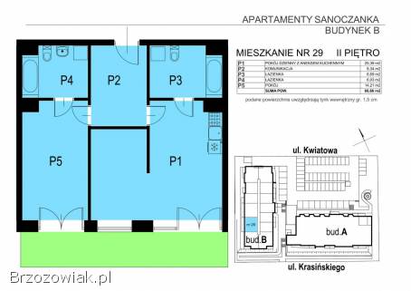 Ostatnie wolne mieszkania w Apartamentach Sanoczanka ceny od 308 tyś.  zł