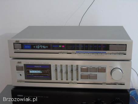 Wzmacniacz z korektorem i radio JVC 350 wat Vintage.  WYSYŁKA