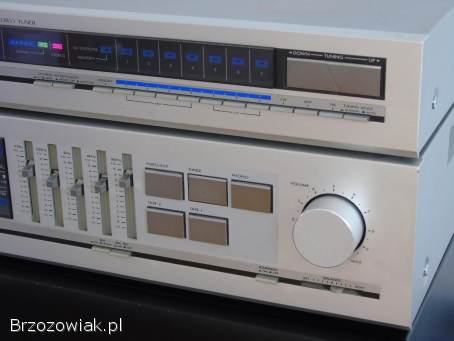 Wzmacniacz z korektorem i radio JVC 350 wat Vintage.  WYSYŁKA