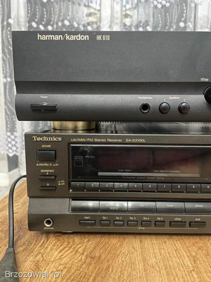 Wzmacniacz harman kardon i technics