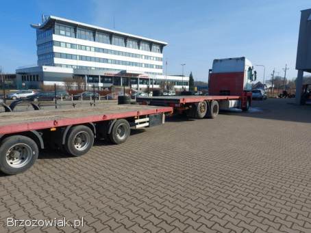 Transport niskopodwoziowy 18 ton ładowności