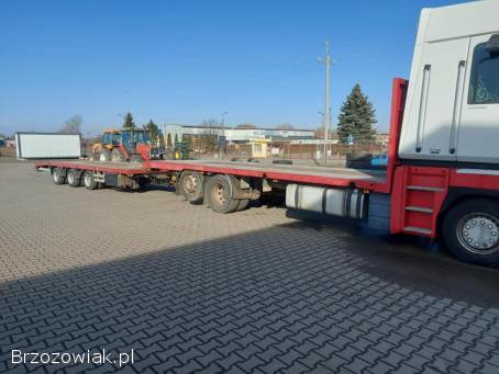 Transport niskopodwoziowy 18 ton ładowności