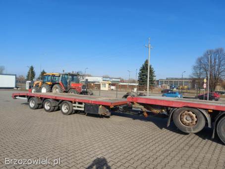Transport niskopodwoziowy 18 ton ładowności